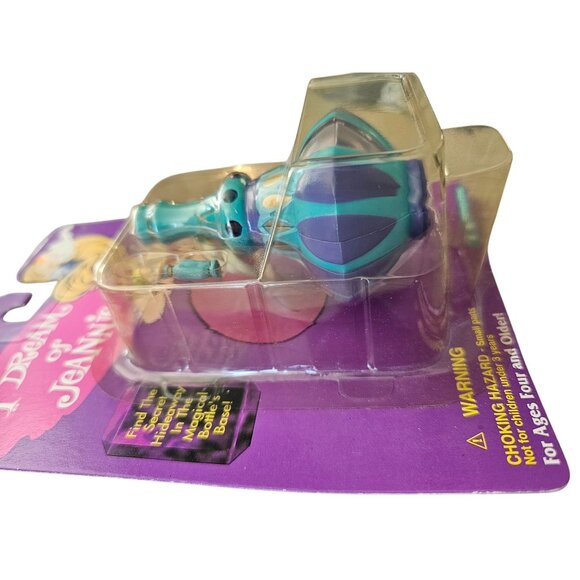 Trendmasters I Dream of Jeannie Magical Locket Vintage Blue Purple Bottle NOS - Picture 3 of 8